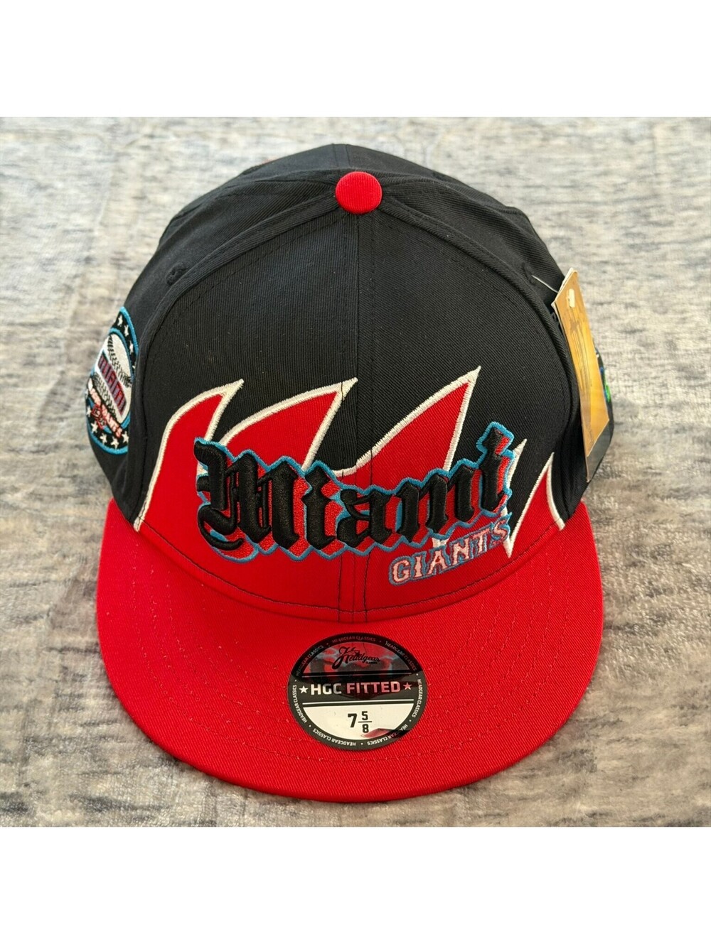 Miami Giants Headgear Classics Fitted Hat 7 5/8 Negro Leagues